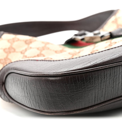 Monogram Web Jackie O Hobo Dark Brown