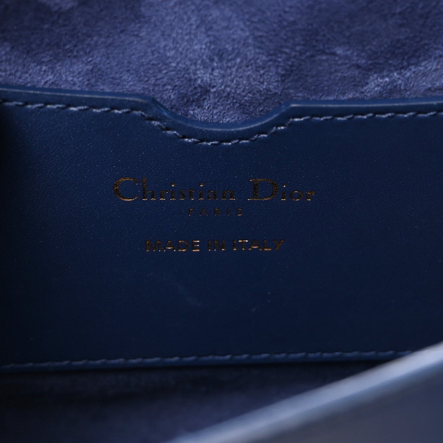 Box Calfskin Medium Bobby Flap Blue