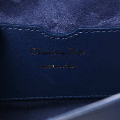 Box Calfskin Medium Bobby Flap Blue