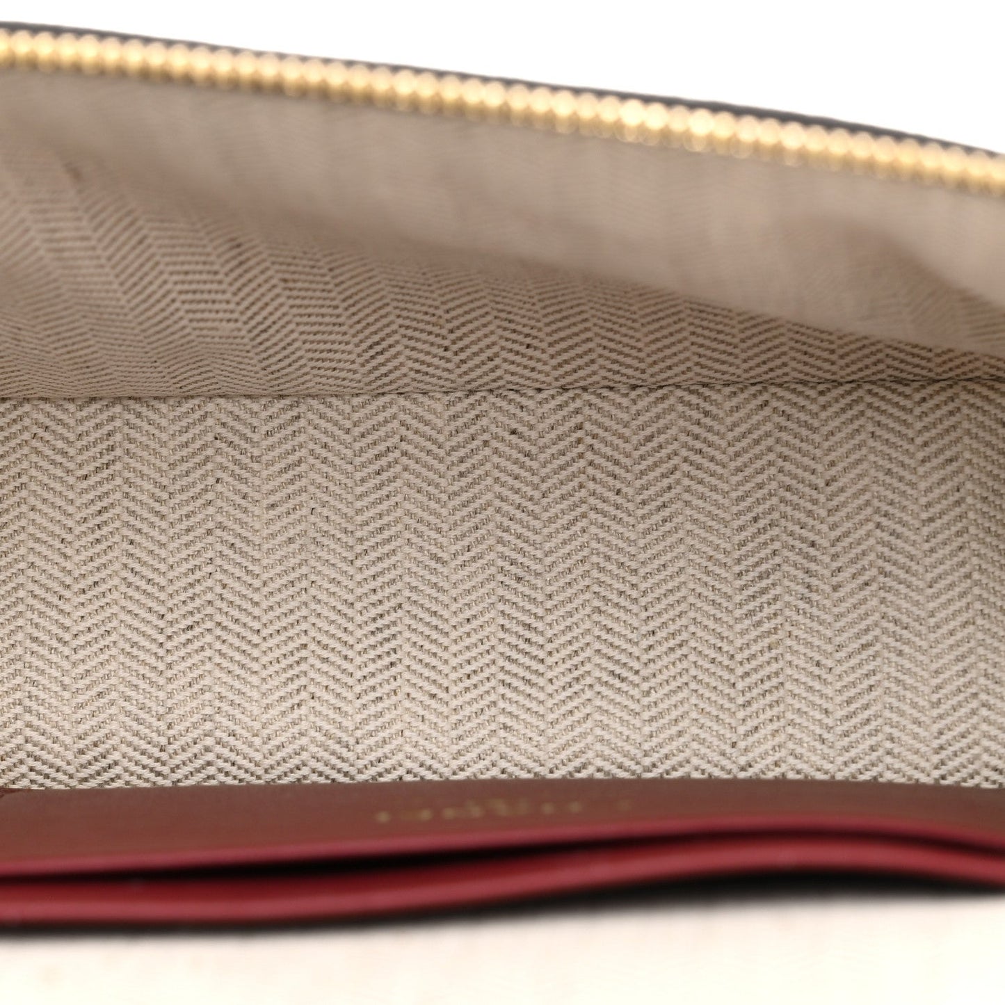 Suede Calfskin Top Handle Trapeze Small Vanity Case With Chain Dark Brown