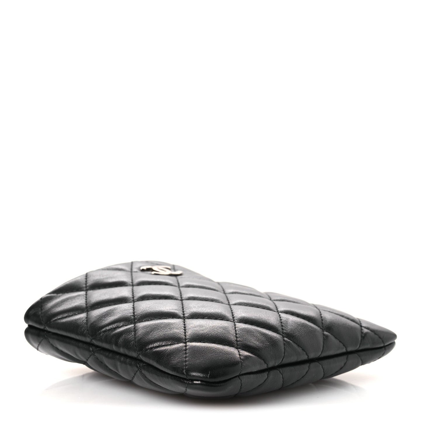 Calfskin Quilted Crossbody Bag Black