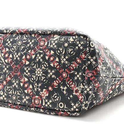 Coated Canvas Coco Small Tote Black