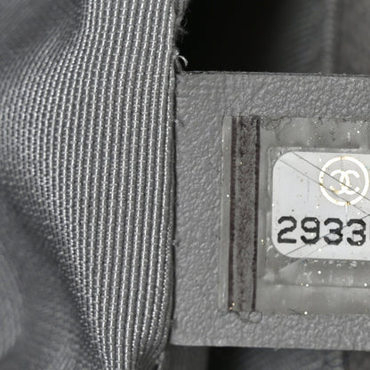 Caviar Quilted City Walk Flap Light Grey