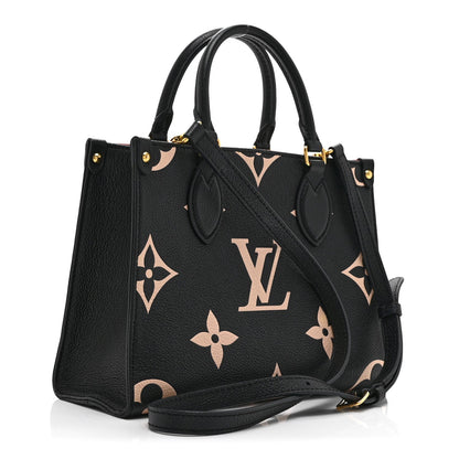 Empreinte Monogram Giant Onthego PM Black Beige