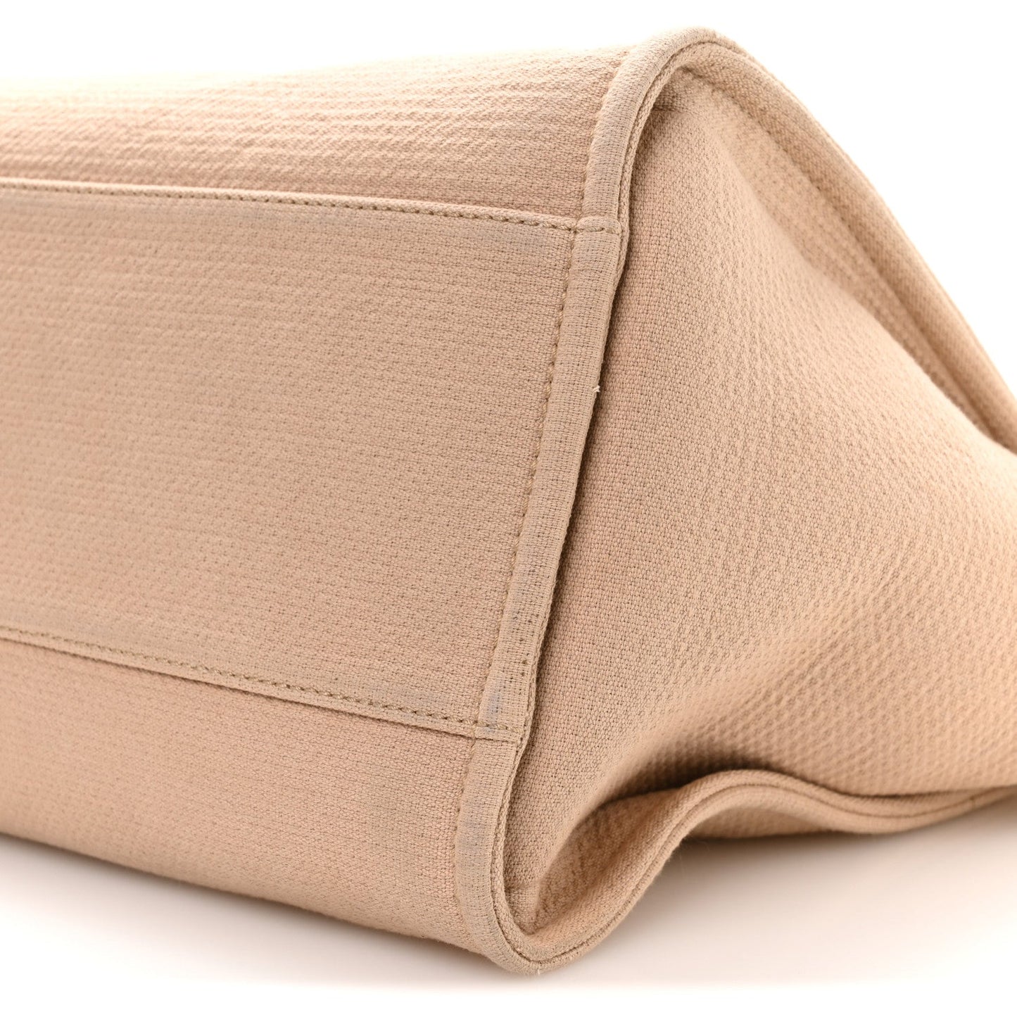 Mixed Fibers Medium Deauville Tote Beige