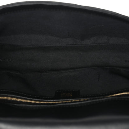 Nappa FF 1974 Embossed Baguette Black