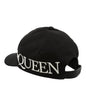 Alexander McQueen Mens Oversized Embroidered Baseball Cap
