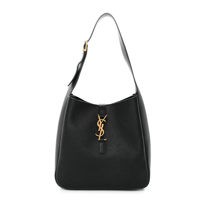 Supple Calfskin Small Le 5 A 7 Soft Hobo Black