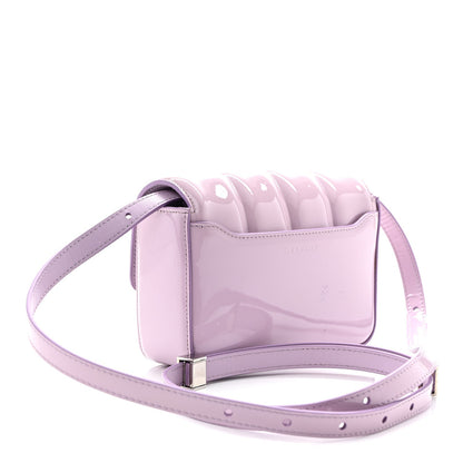 Patent 4G Small Padded Crossbody Bag Lilac