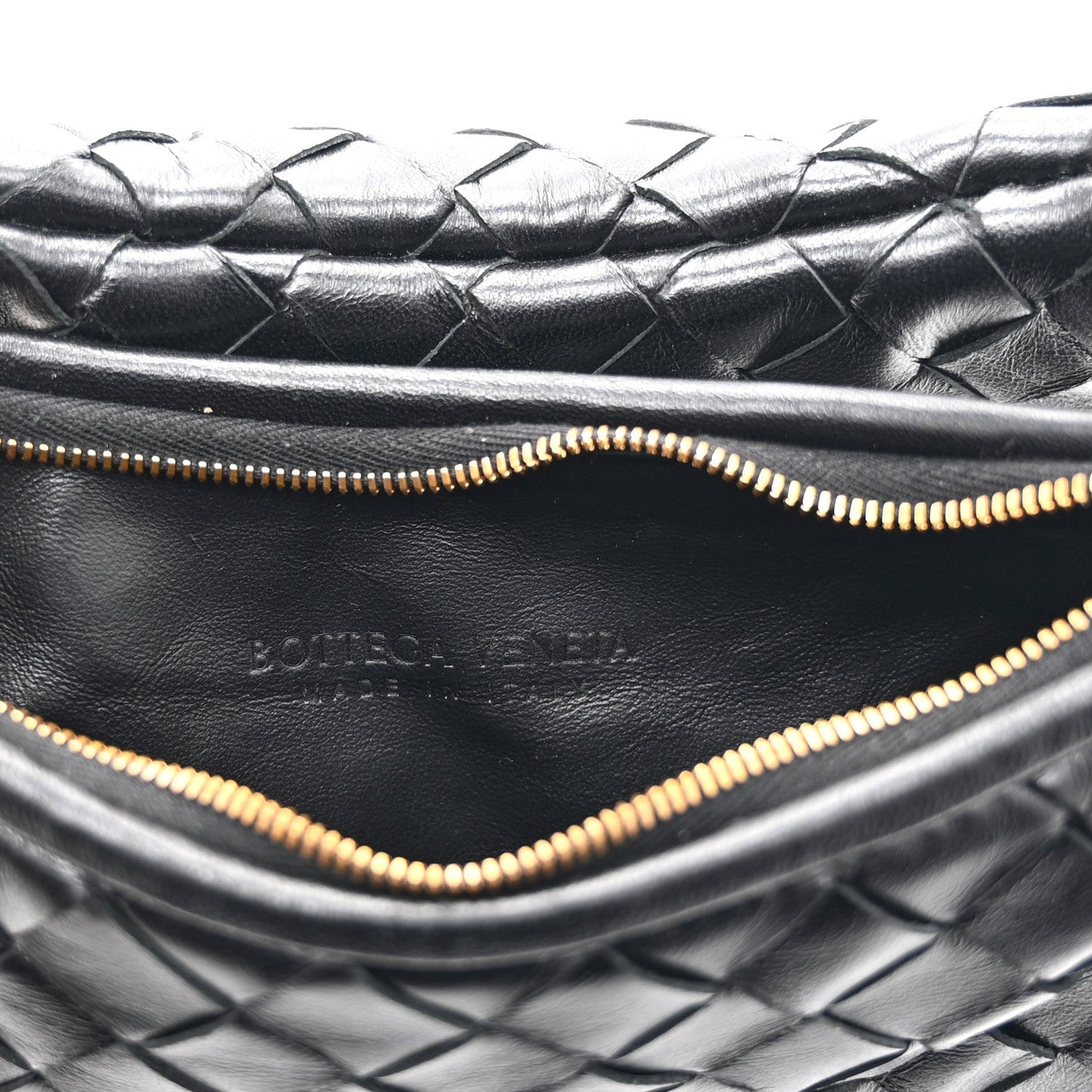 Nappa Intrecciato Small Gemelli Black