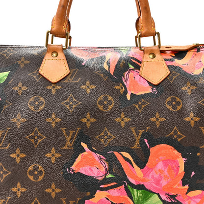 Monogram Roses Speedy 30