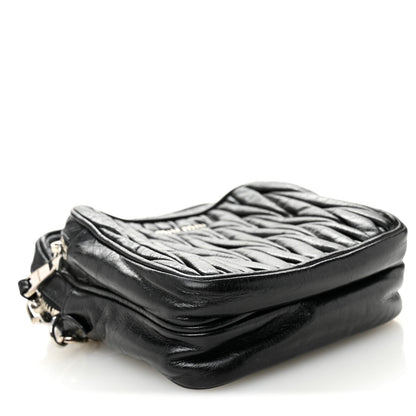 Nappa Matelasse Crossbody Black