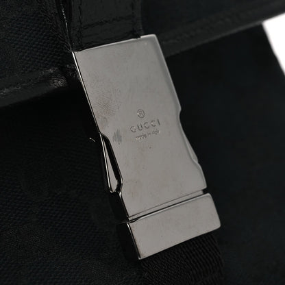 GG Monogram Web Buckle Belt Bag Black