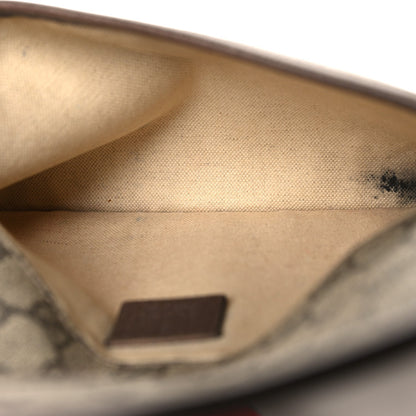 GG Supreme Monogram Neo Vintage Web Belt Bag Brown