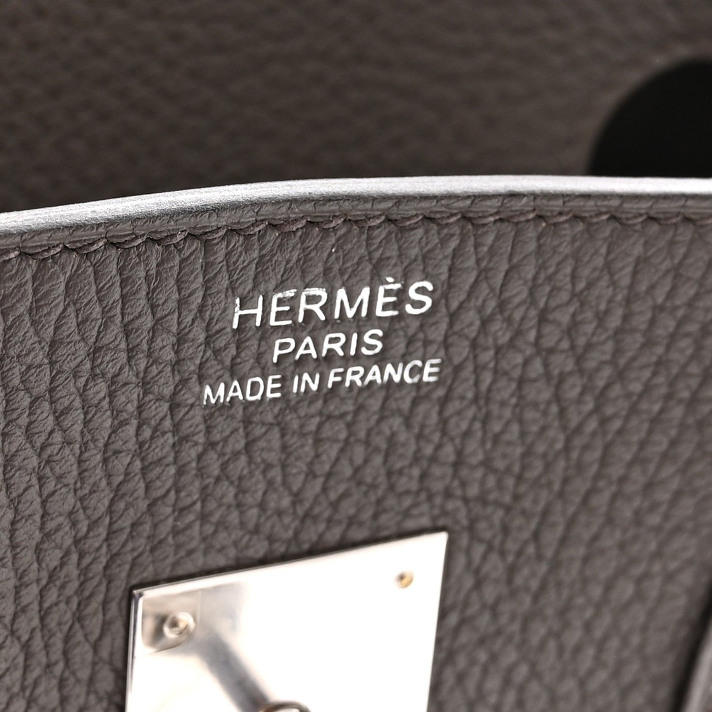 Taurillon Clemence Birkin 35 Etain