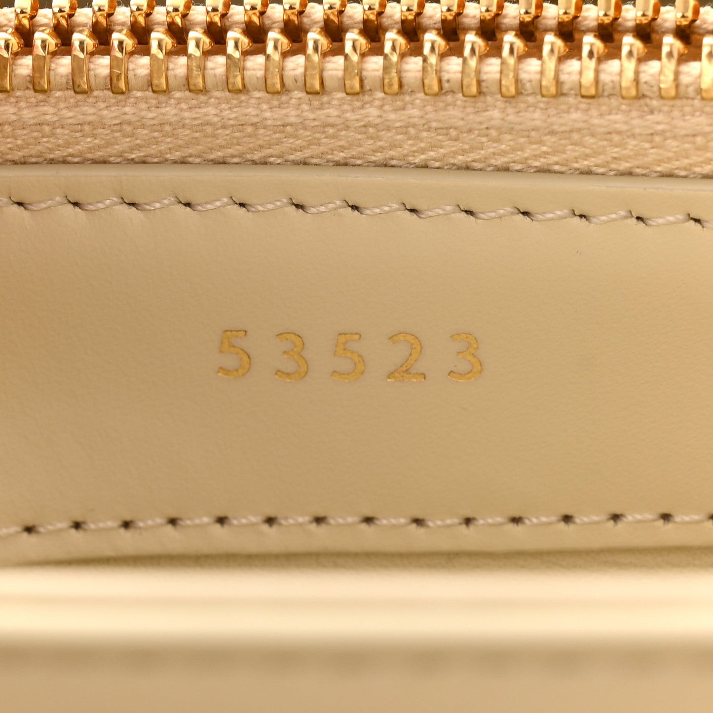 Satinated Calfskin Small 16 Top Handle Bag Beige
