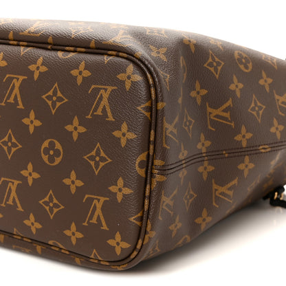 Monogram Calfskin Neo Neverfull Inside Out MM Black