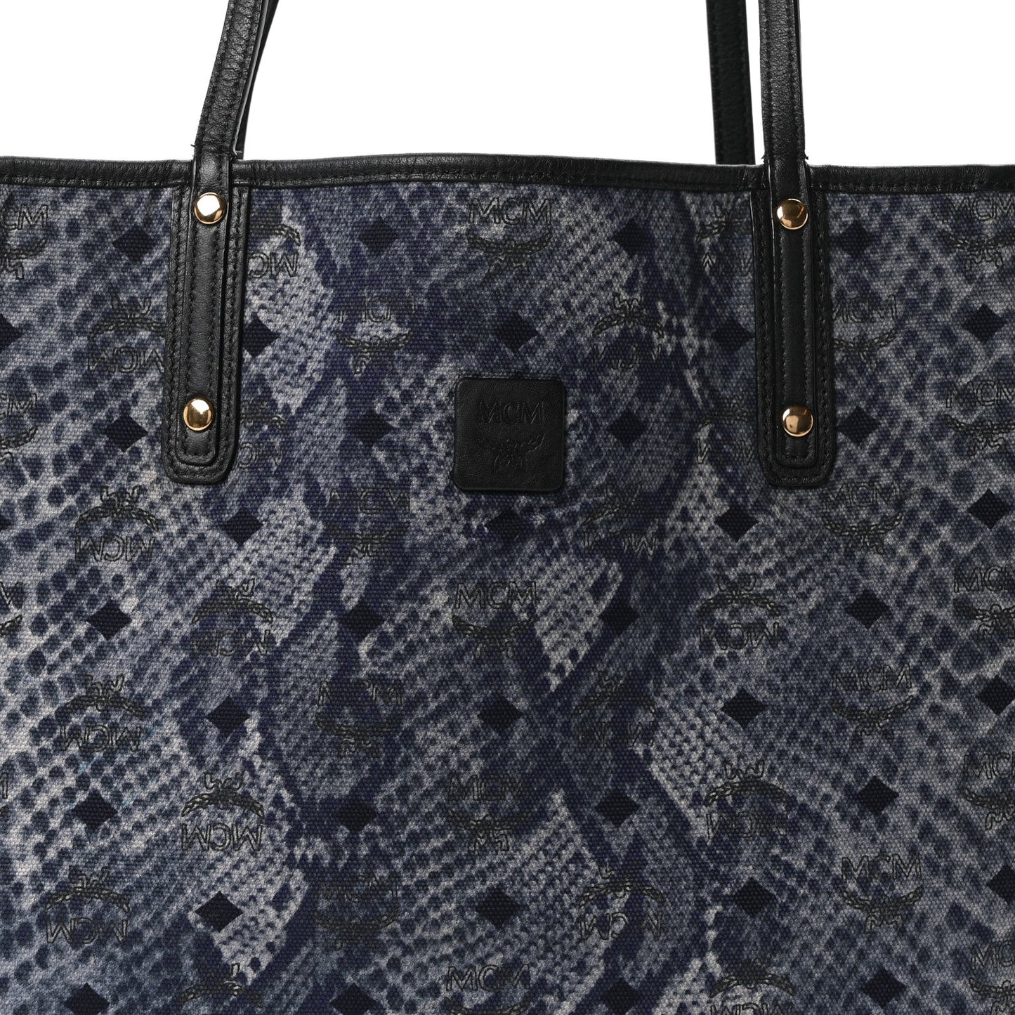 Visetos Large Project Reversible Shopper Tote Black