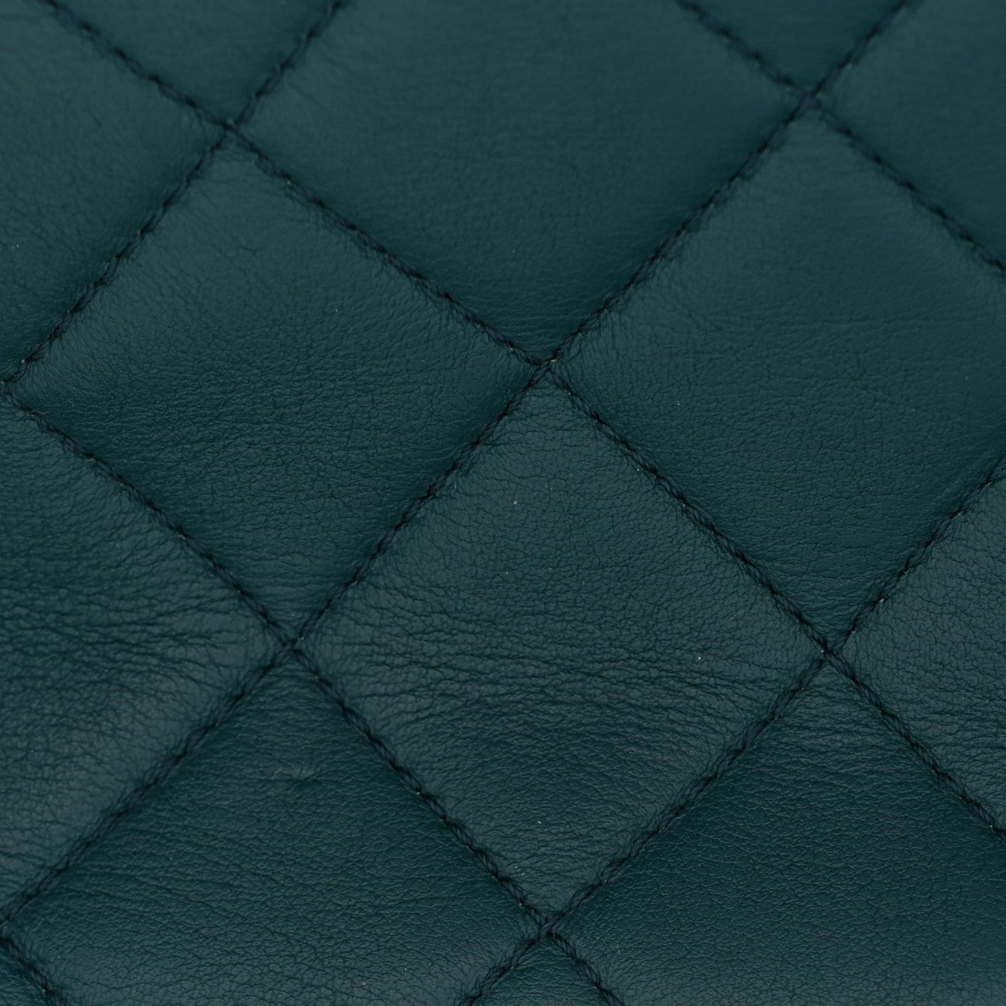 Calfskin Quilted East West Flap Dark Blue