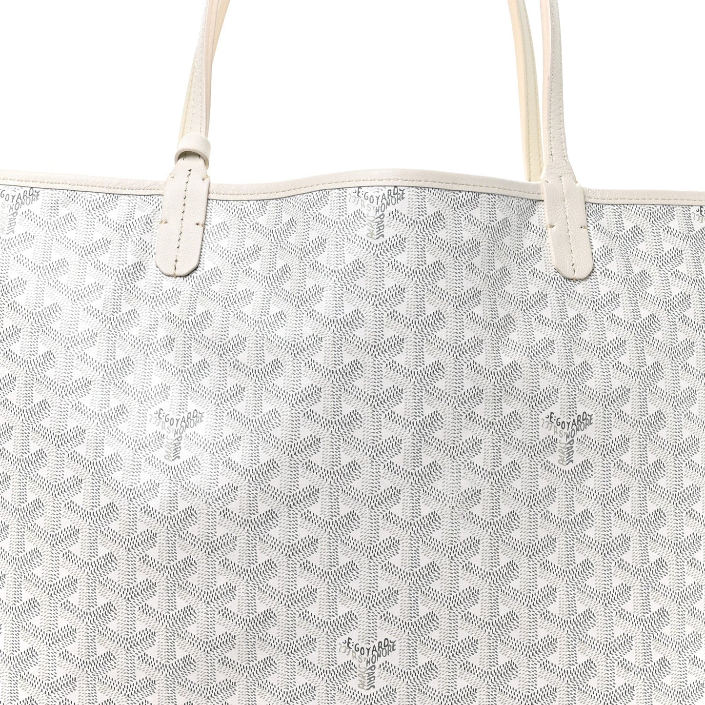 X PEANUTS Goyardine Reversible Anjou GM White