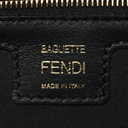 Nappa FF 1974 Embossed Baguette Black