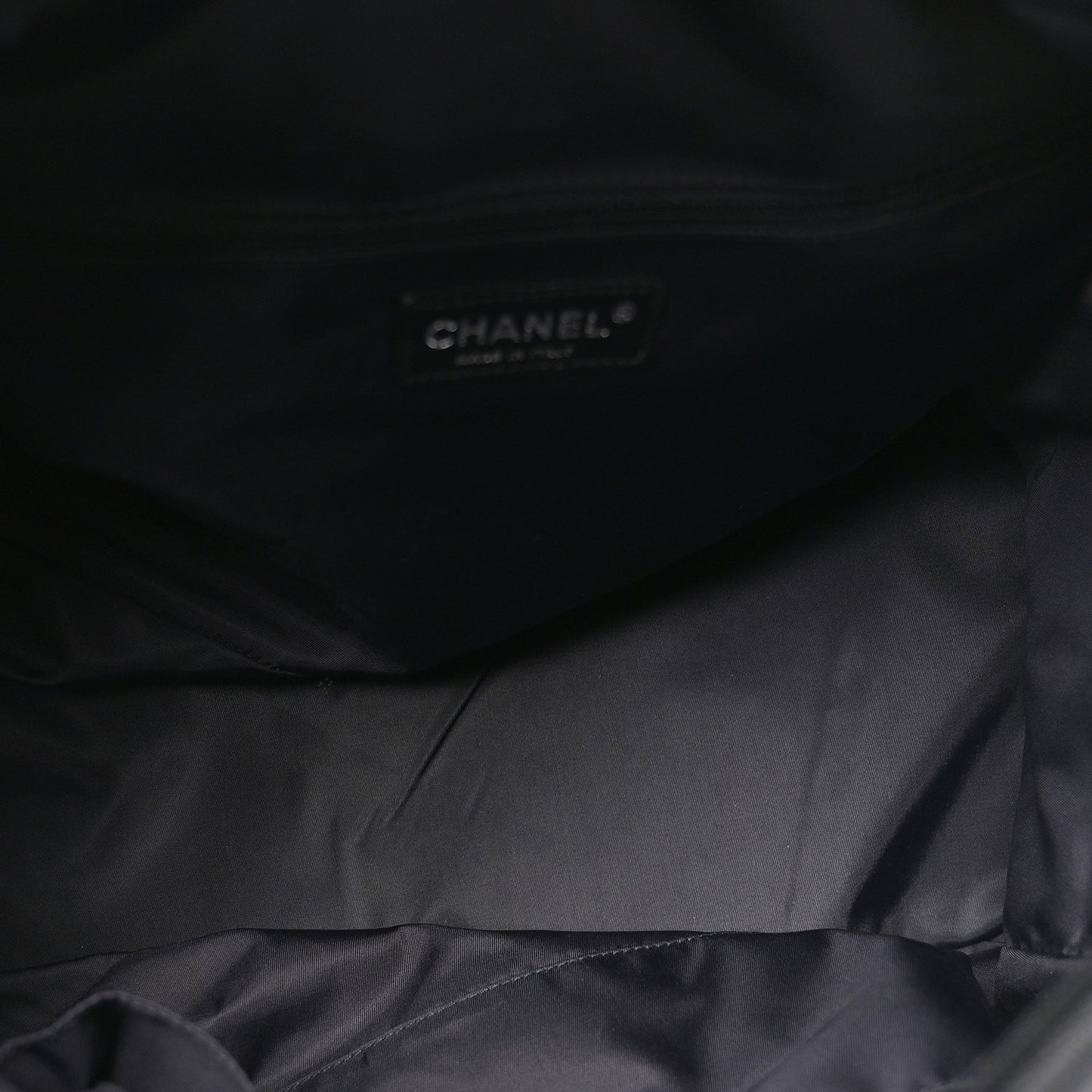 Coated Canvas Quilted Paris Biarritz Bowler Black