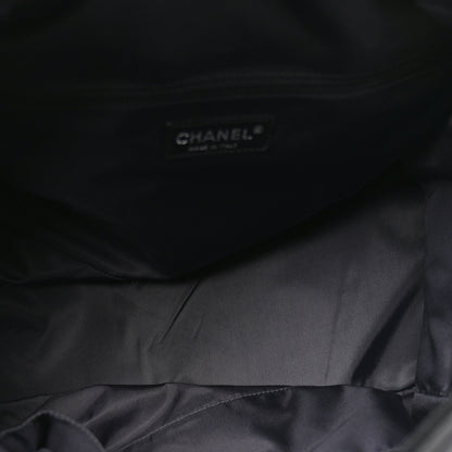 Coated Canvas Quilted Paris Biarritz Bowler Black