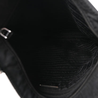 Tessuto Nylon Saffiano Small Crossbody Bag Black