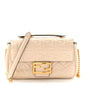 Nappa Small FF Embossed Midi Chain Baguette Camelia