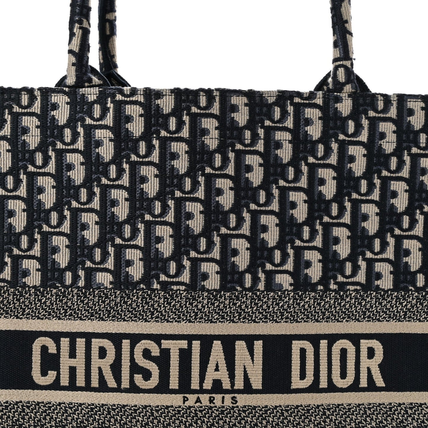 Oblique Large Book Tote Blue Multicolor