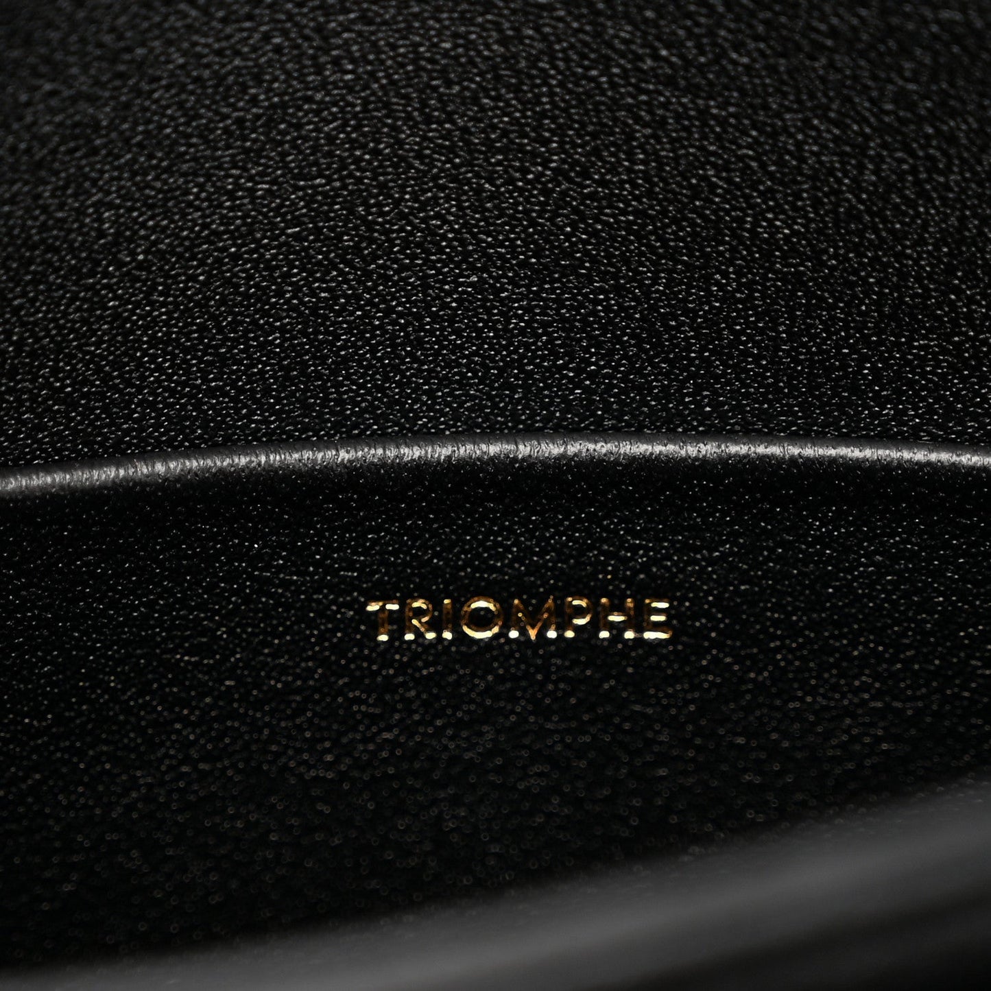 Shiny Calfskin Teen Triomphe Black