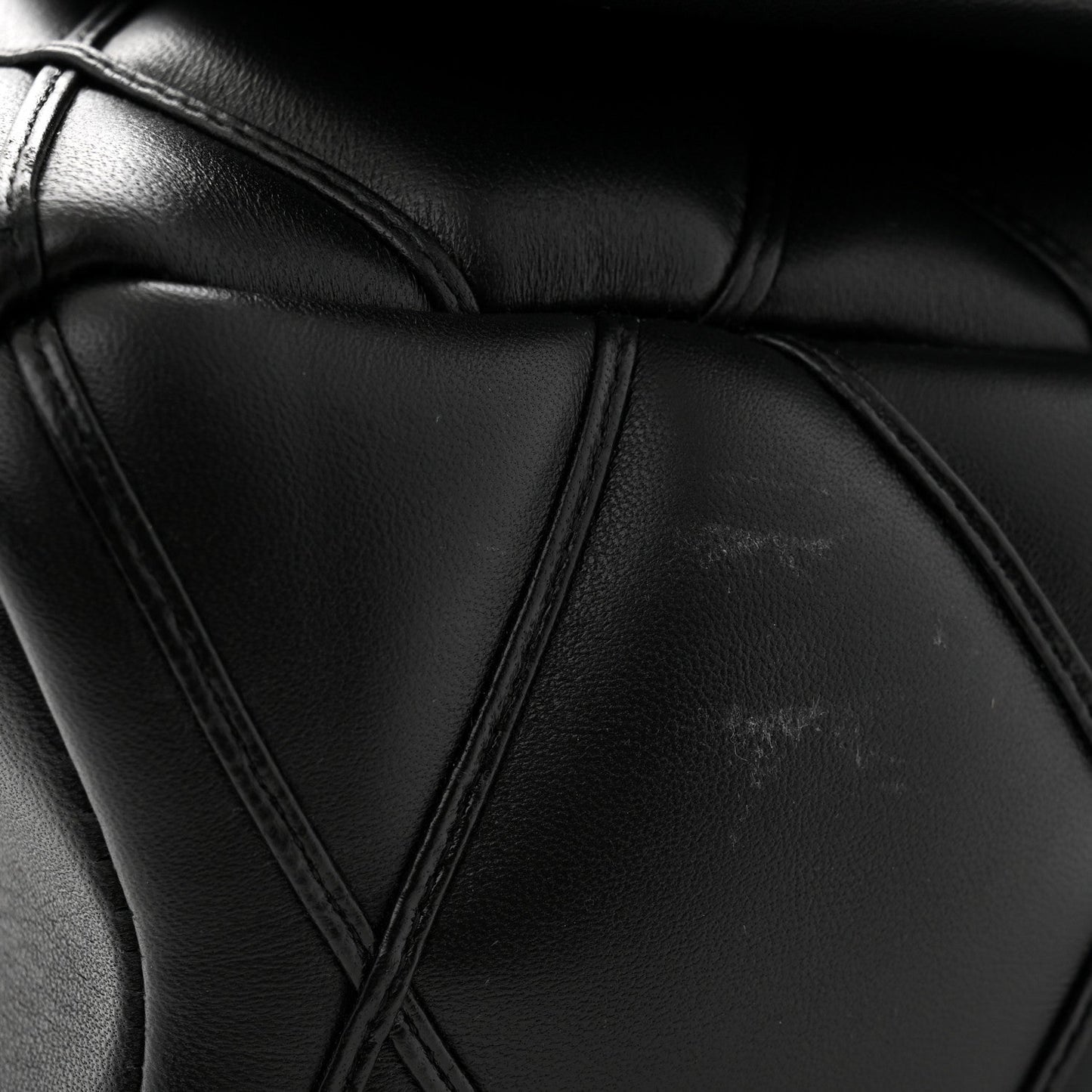 Lambskin Malletage Top Handle GO-14 GM Black