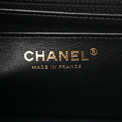 Caviar Quilted Mini Rectangular Flap Black