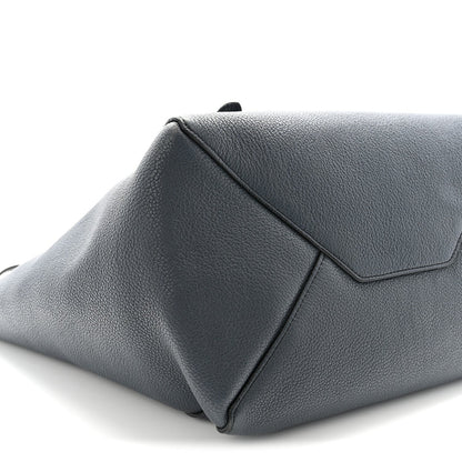 Soft Grained Calfskin Small Belt Cabas Phantom Slate