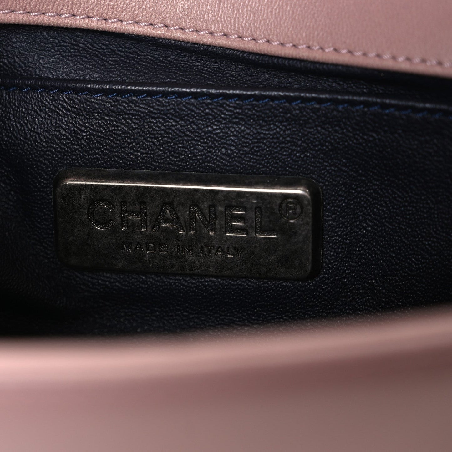 Fur Calfskin Small Boy Flap Pink