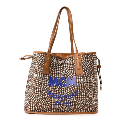 Visetos Medium Liz Reversible Shopper Tote Cognac