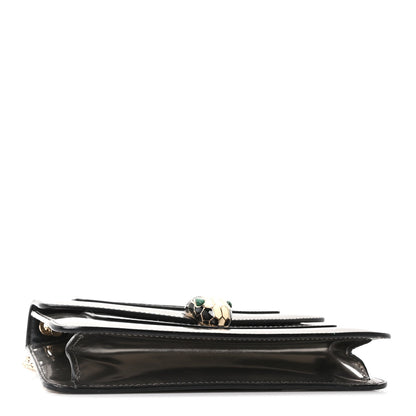 Metallic Serpenti Forever Small Shoulder Bag Silver