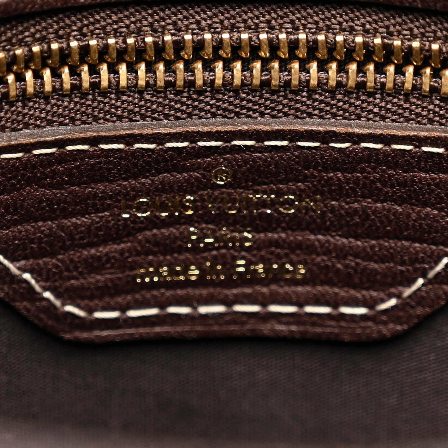 Mini Lin Monogram Bucket Bag Ebene