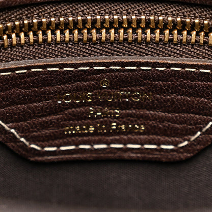 Mini Lin Monogram Bucket Bag Ebene