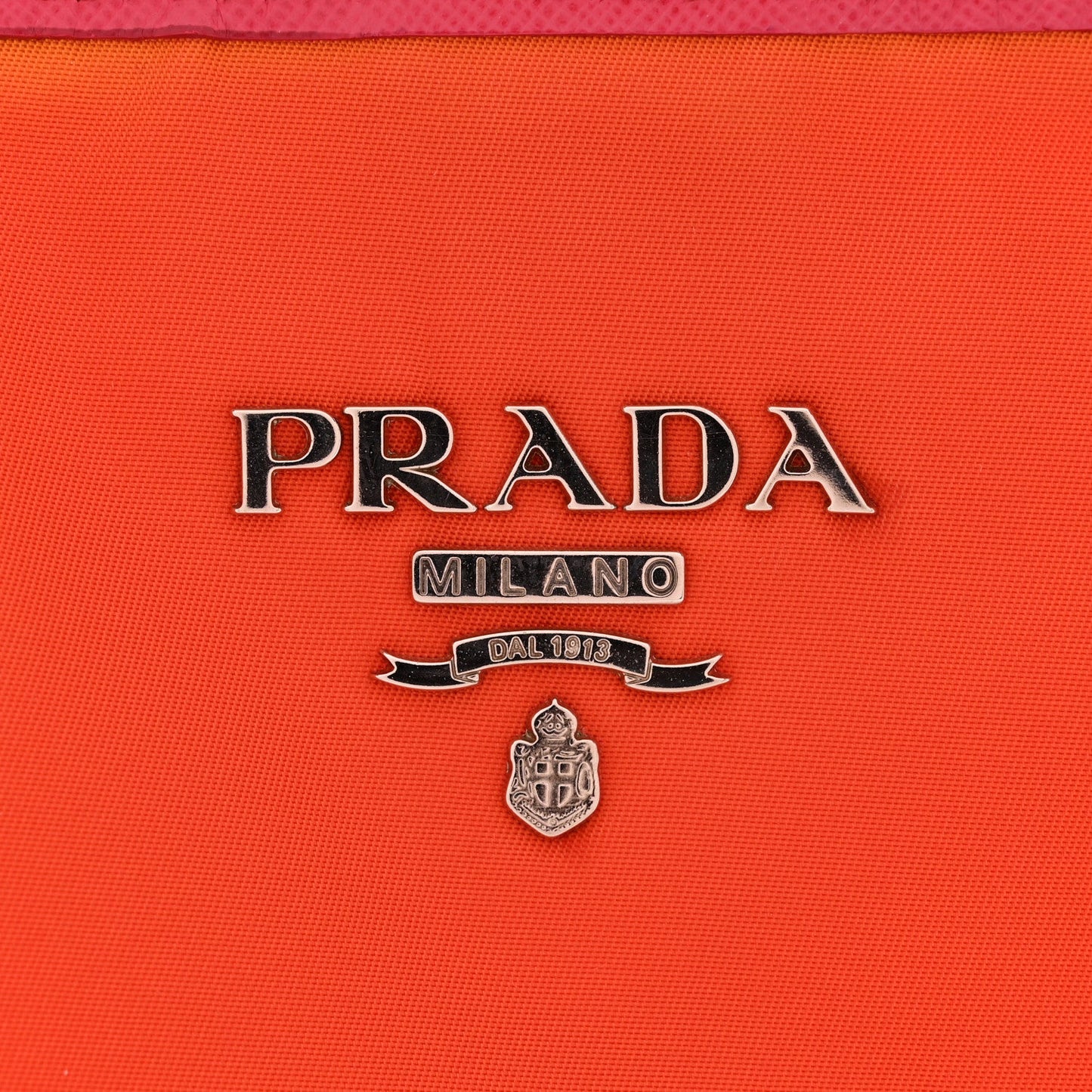 Tessuto Nylon Saffiano Tote Papaya Ibisco