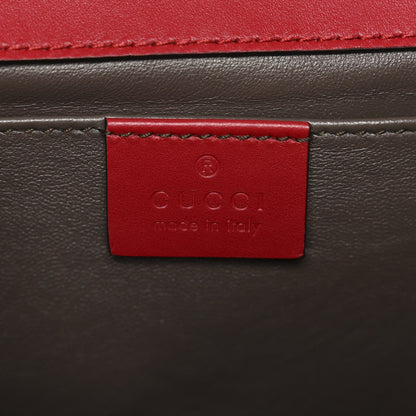 Smooth Calfskin Small Zumi Top Handle Shoulder Bag Hibiscus Red
