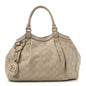 Guccissima Medium Sukey Tote Mystic White