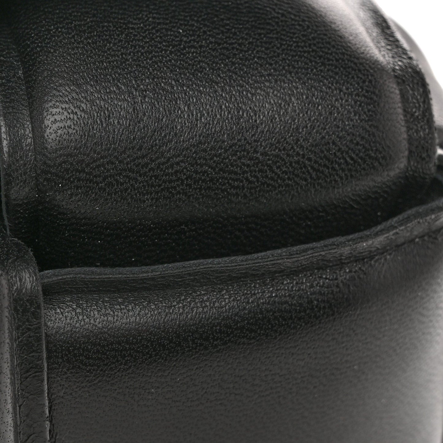 Paper Calfskin Maxi Intreccio Padded Cassette Crossbody Bag Black