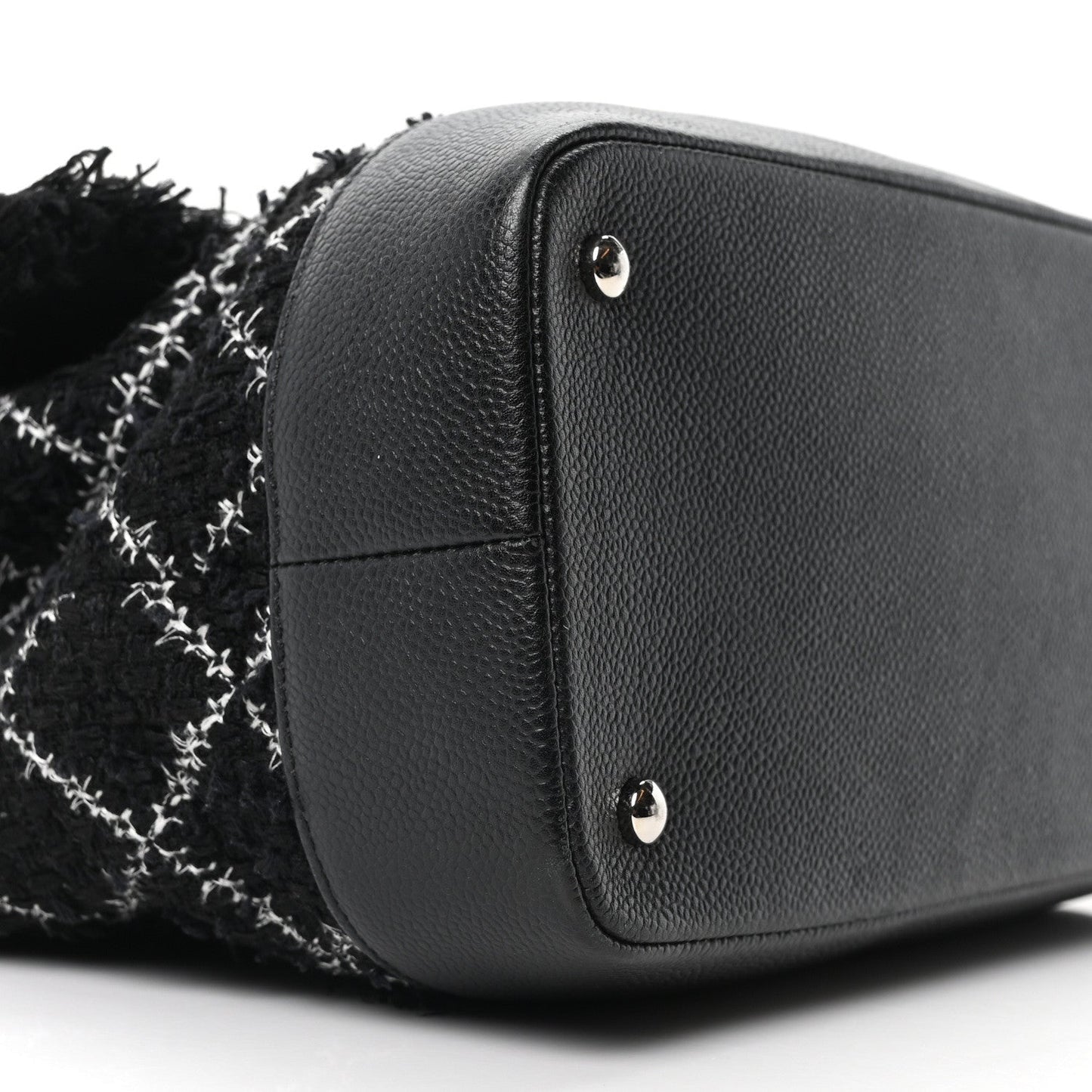 Tweed Trip Top Handle Flap Black