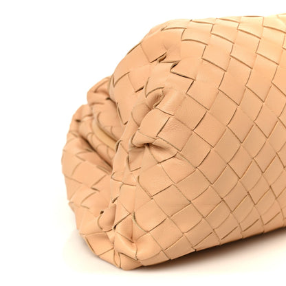 Nappa Maxi Intrecciato The Pouch Oversized Clutch Almond