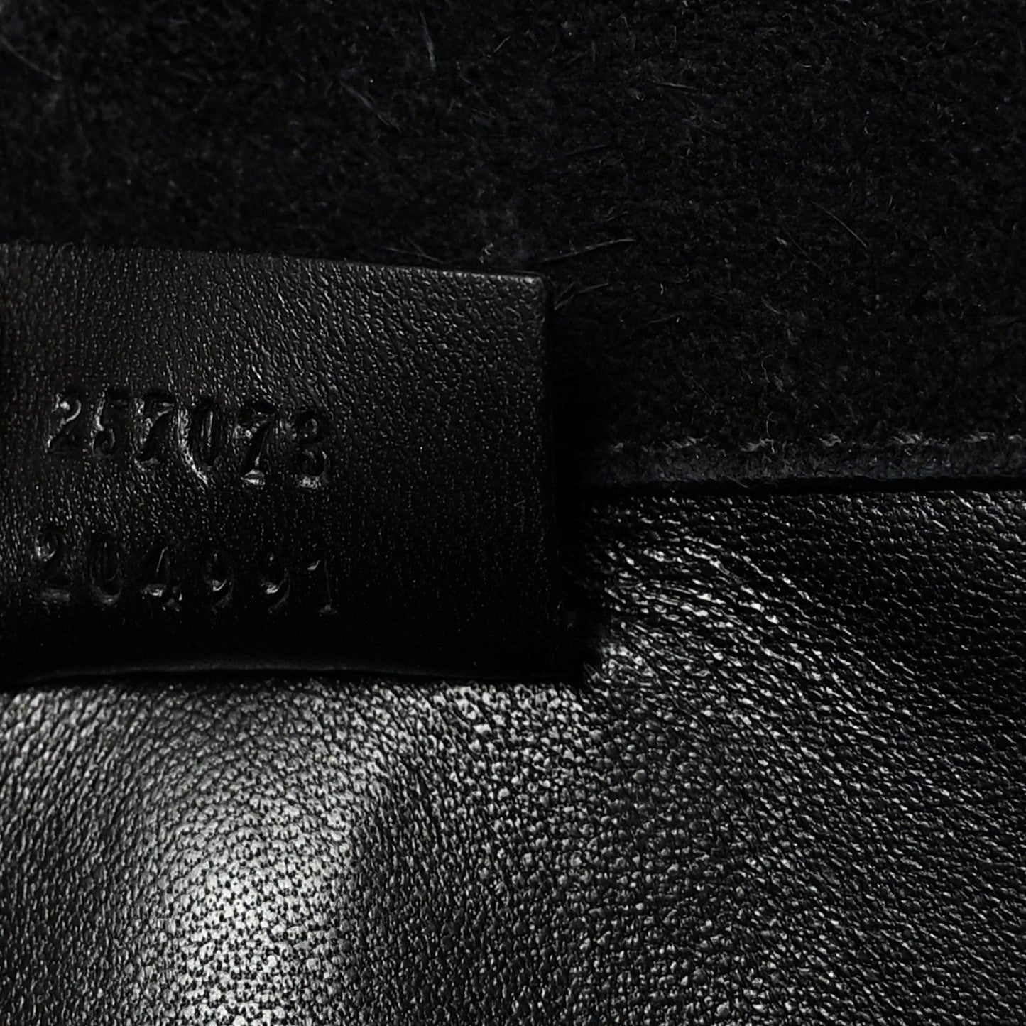 Patent Microguccissima Small Broadway Clutch Black