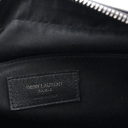 Calfskin Matelasse Monogram Monochrome Lou Camera Bag Black