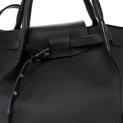 Supple Grained Calfskin Small Big Bag Anthractie