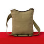 Prada Logo Jacquard Leather Shoulder Bag