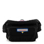 Nylon 80s Logo Patch Belt Bag Black